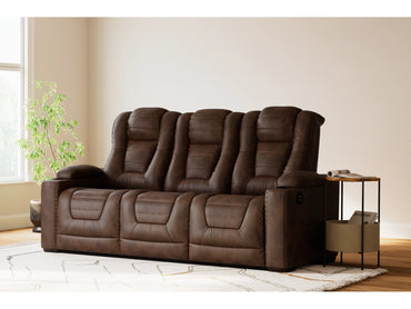 Owner's Box Dual Power Reclining Sofa - Thyme