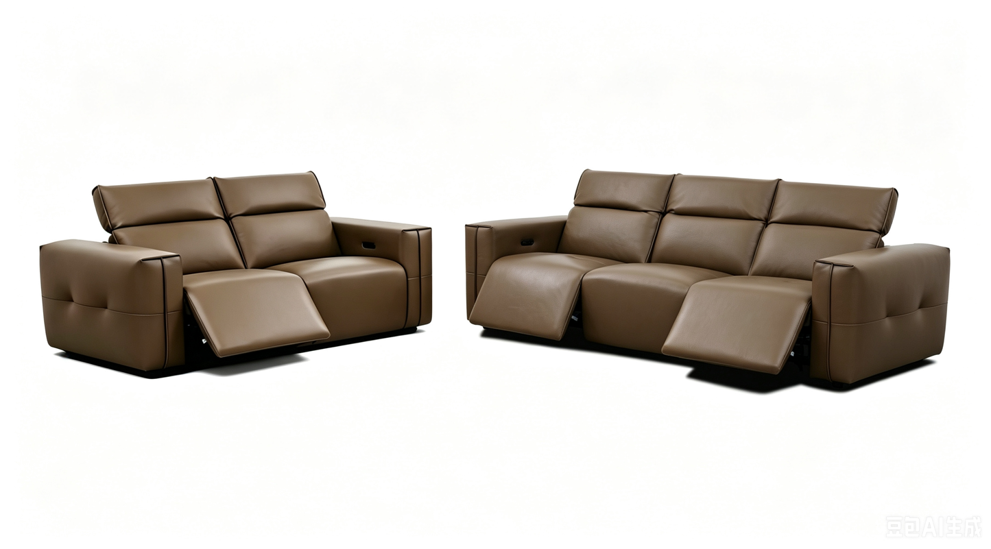 Ember Power Reclining Sofa & Loveseat (Brown)