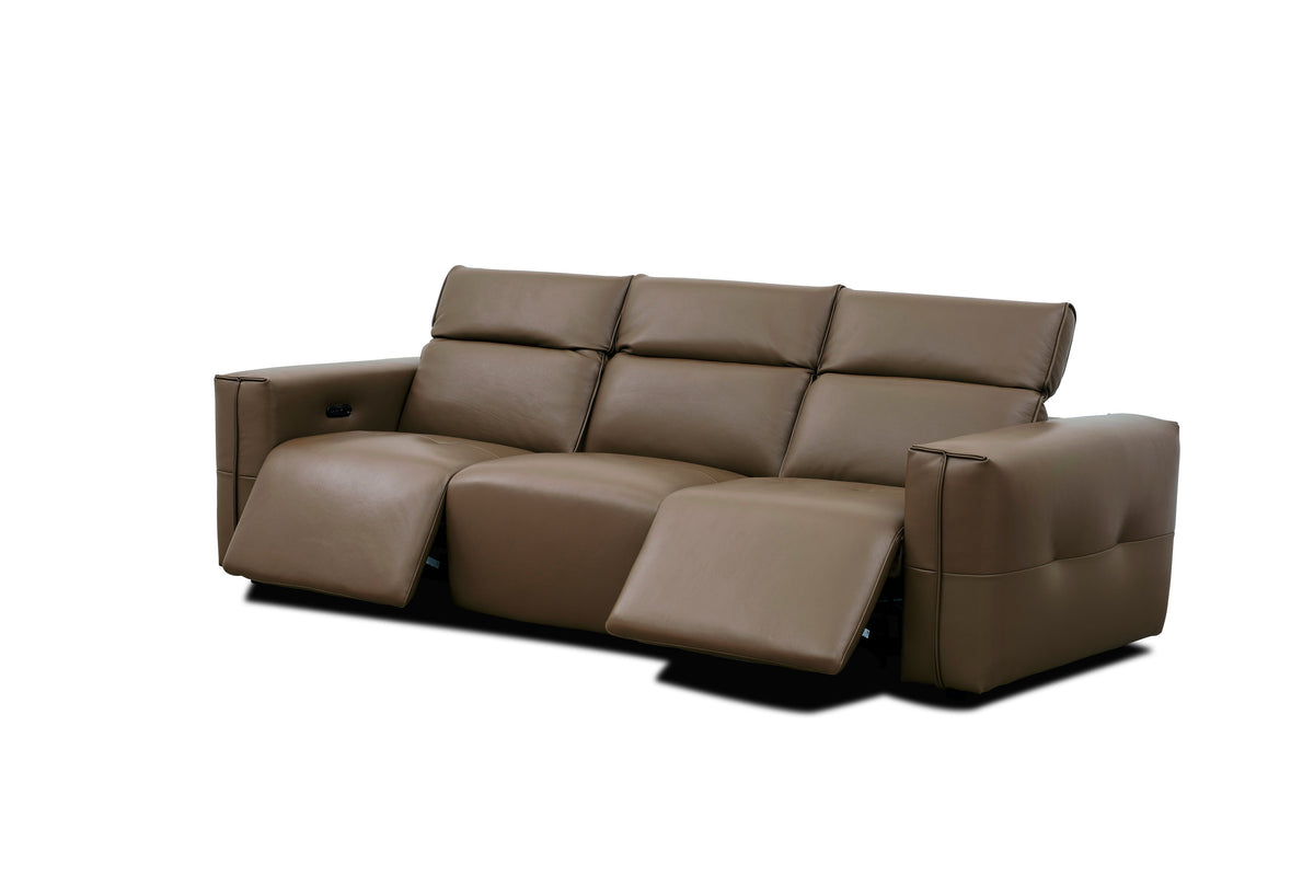 Ember Power Reclining Sofa & Loveseat (Brown)