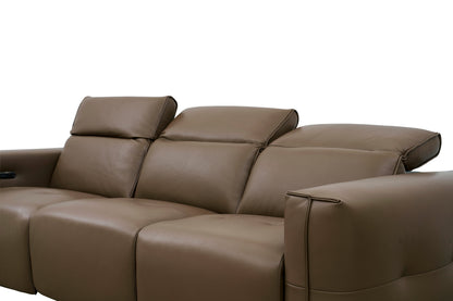 Ember Power Reclining Sofa & Loveseat (Brown)