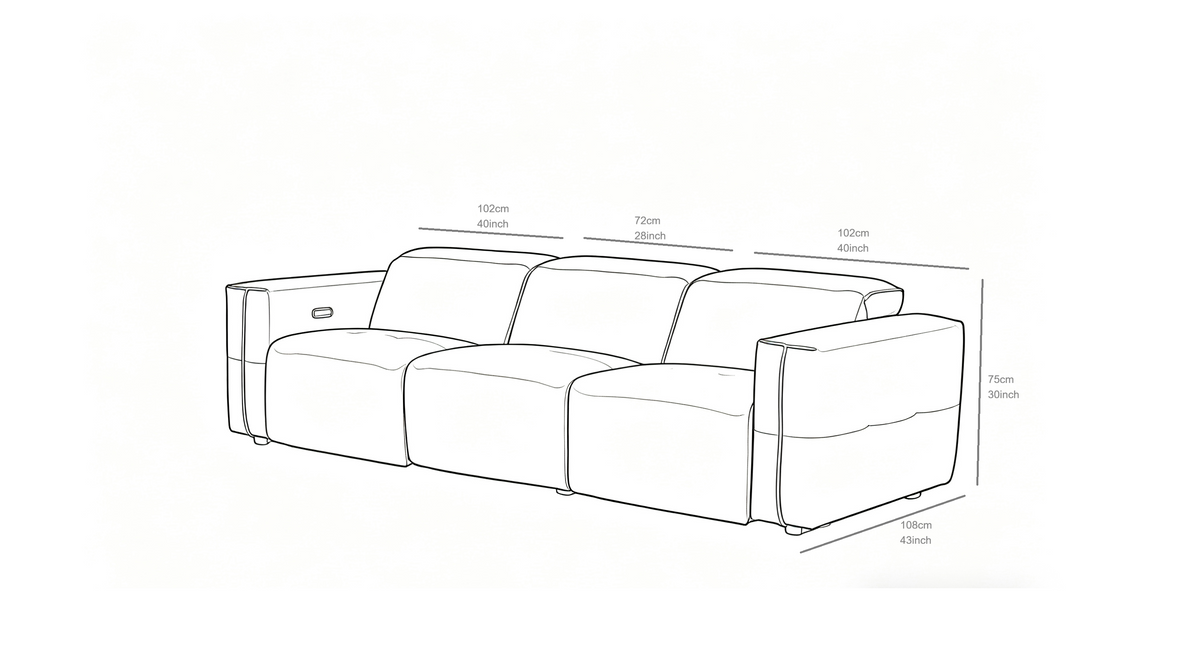 Ember Power Reclining Sofa & Loveseat (Brown)