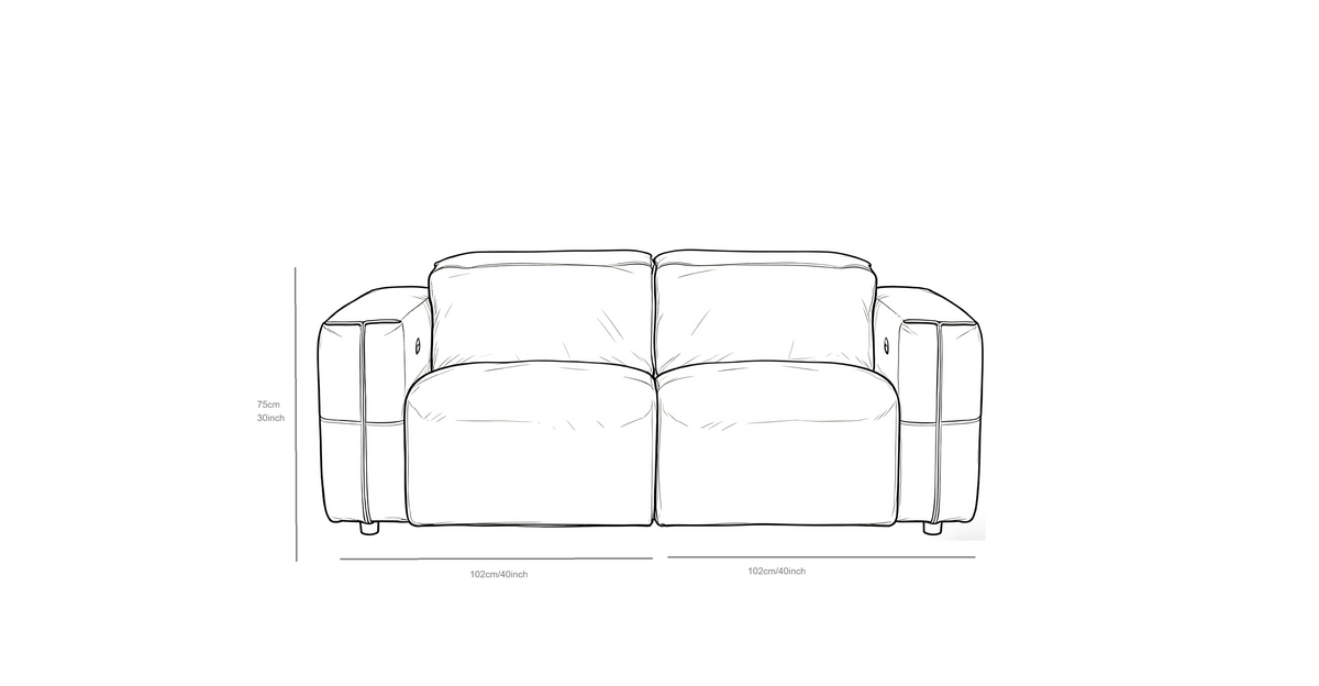 Ember Power Reclining Sofa & Loveseat (Brown)