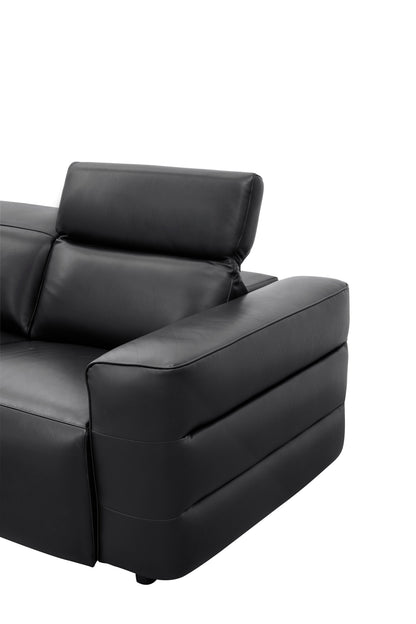 Diamante Power Home Theater Recliner Row (Black)
