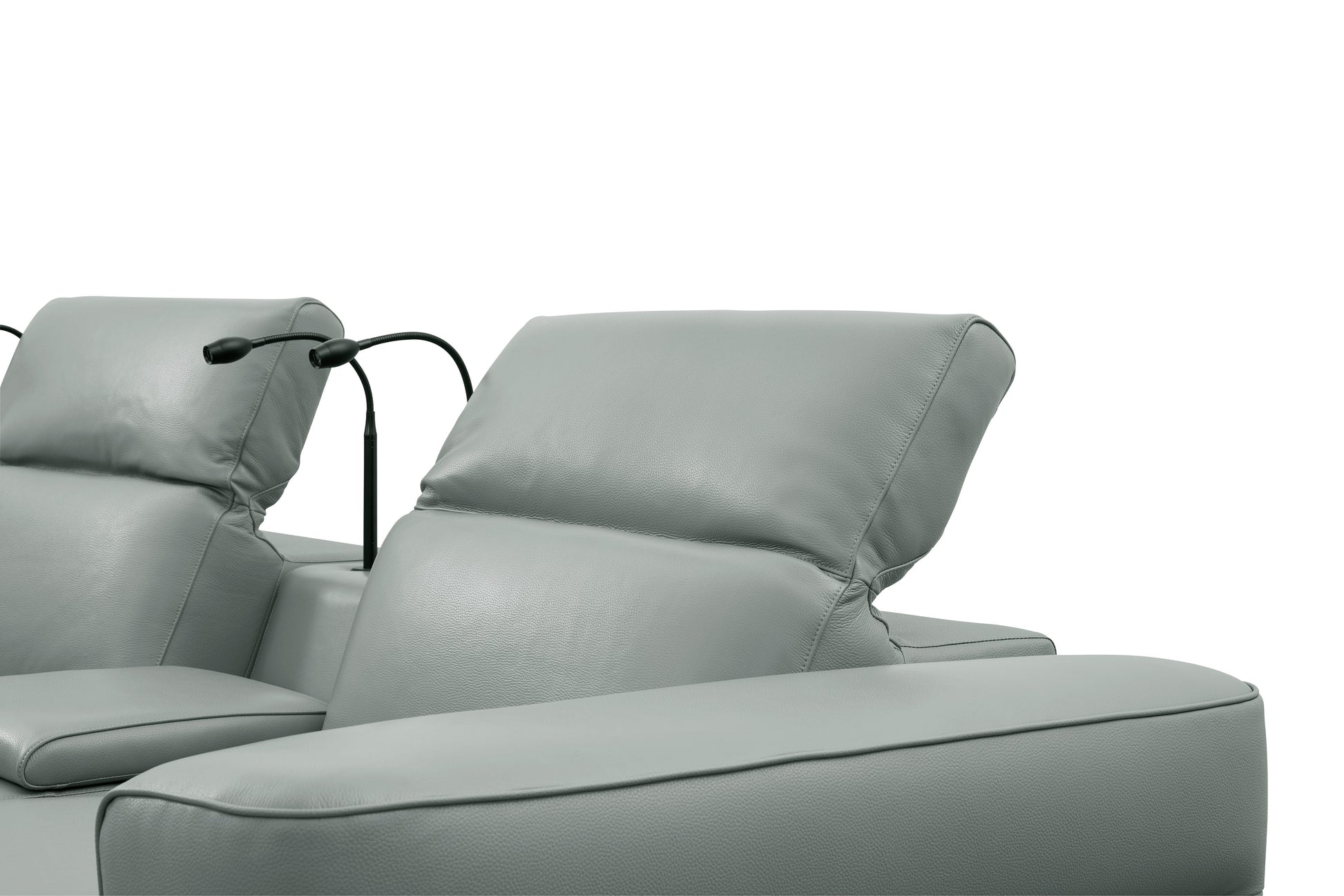 Diamante Grey recliner row