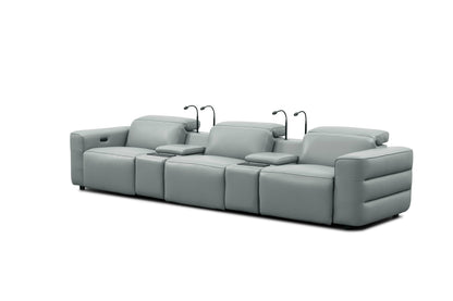 Diamante Grey recliner row