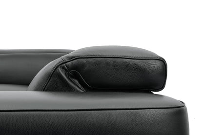 Holly Power Reclining Corner Sectional (Black)