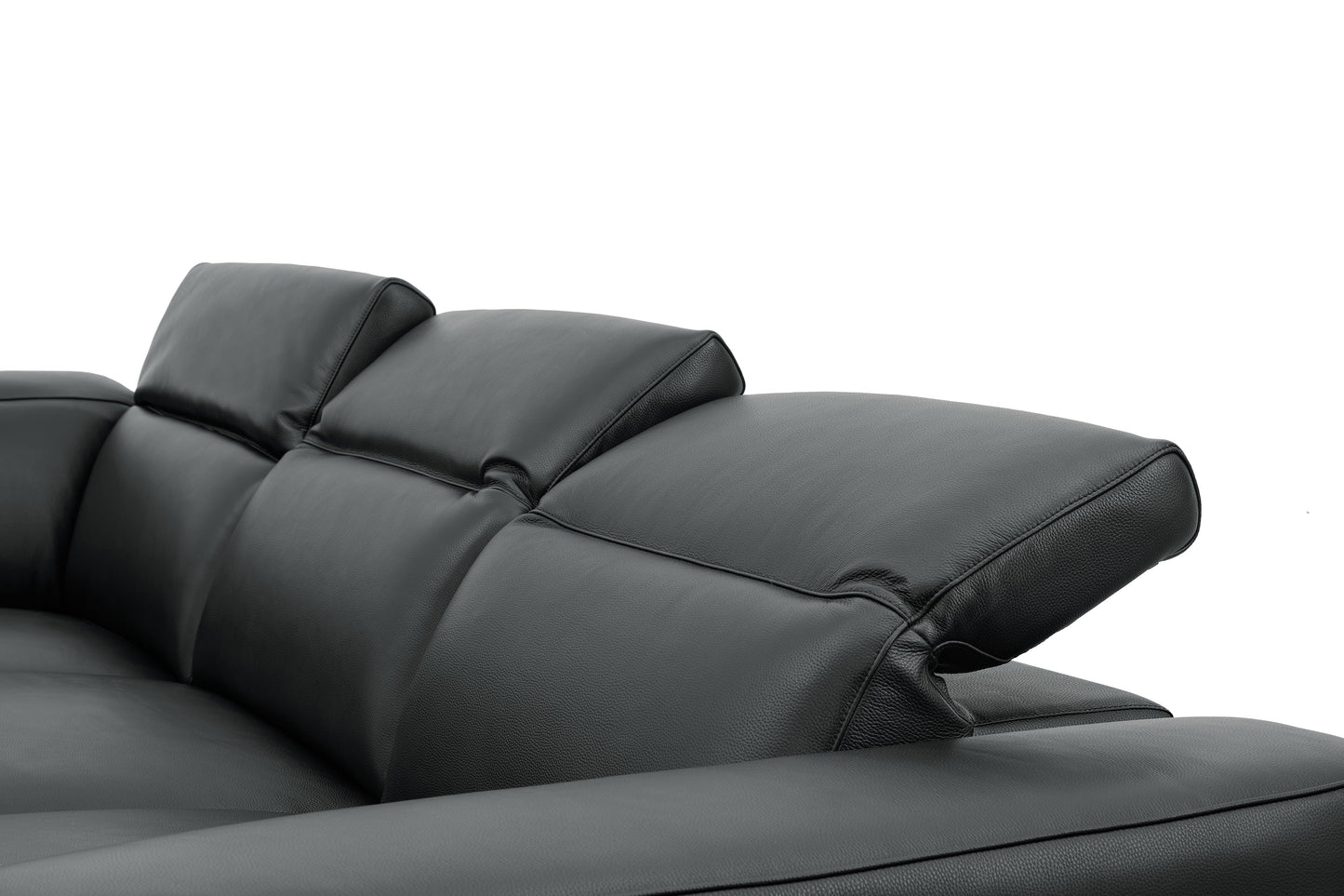 Holly Power Reclining Corner Sectional (Black)