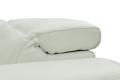 Holly Power Reclining Corner Sectional (White)