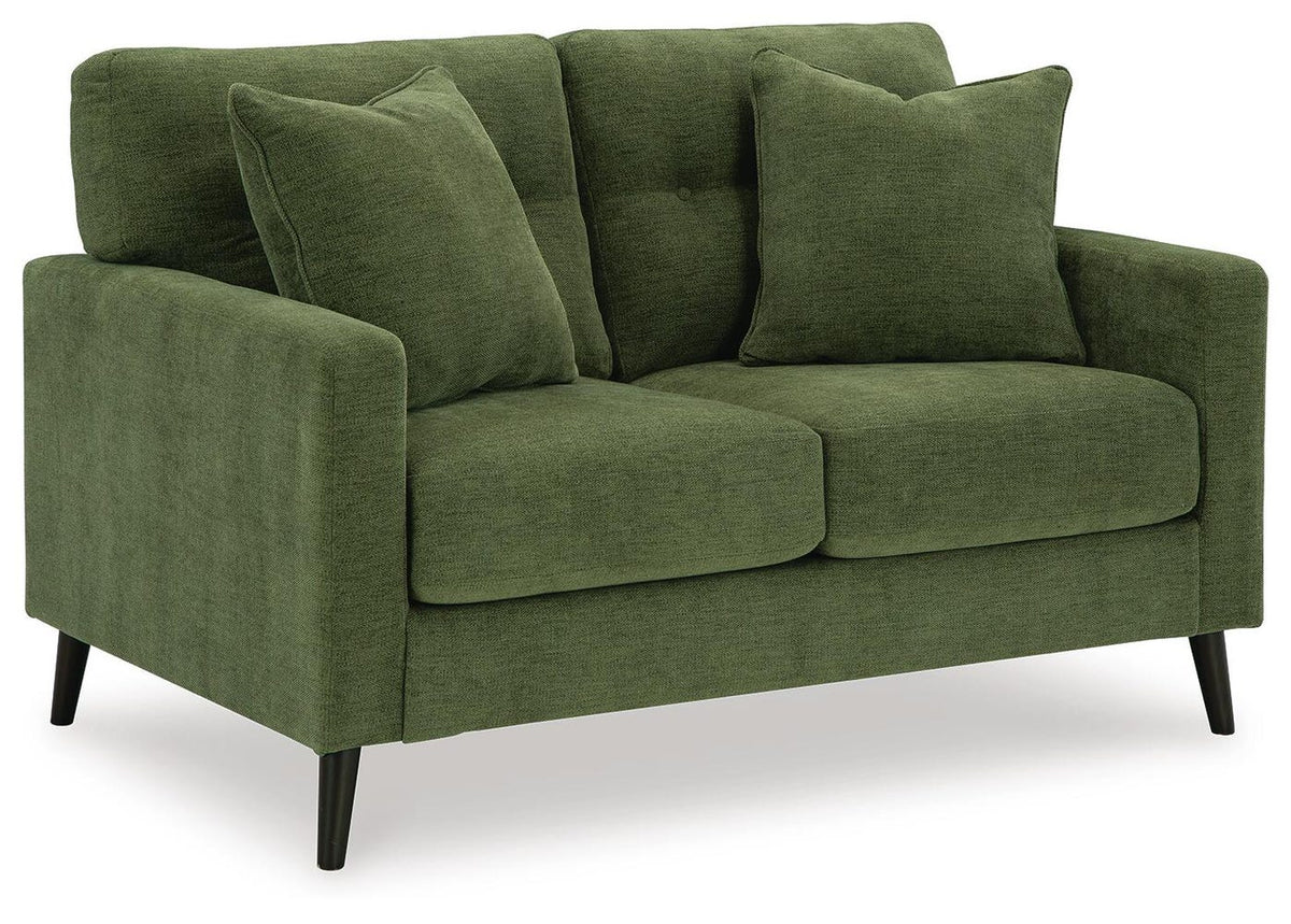 Bixler 2-Piece Sofa and Loveseat - Olive