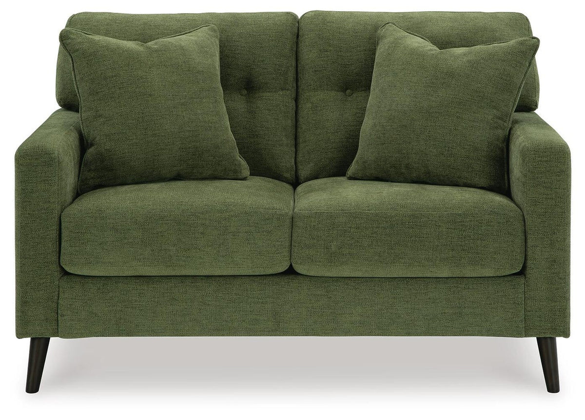 Bixler 2-Piece Sofa and Loveseat - Olive