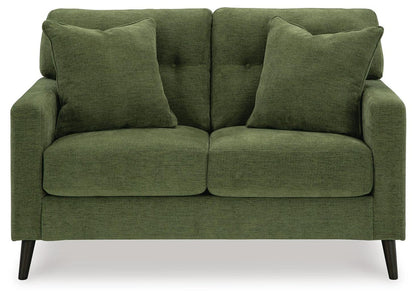 Bixler 2-Piece Sofa and Loveseat - Olive