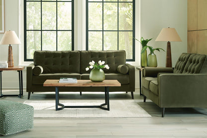 Reveon Lakes 2-Piece Sofa and Loveseat - Olive