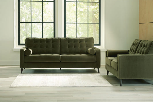 Reveon Lakes 2-Piece Sofa and Loveseat - Olive