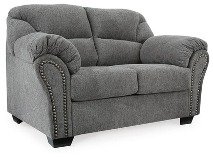 Allmaxx 2-Piece Sofa and Loveseat - Pewter