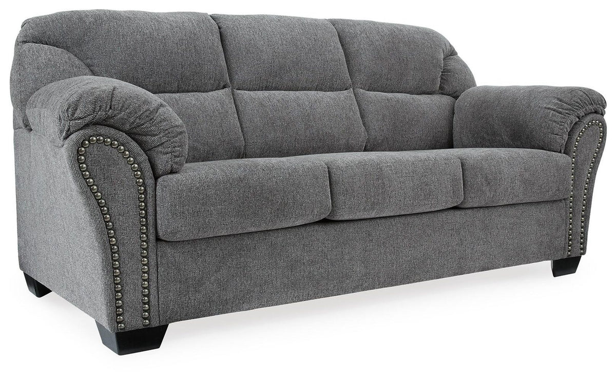 Allmaxx 2-Piece Sofa and Loveseat - Pewter