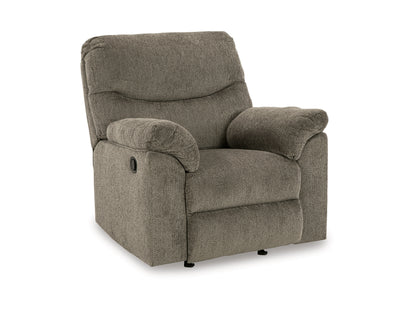 Alphons Manual Rocker Recliner - Putty