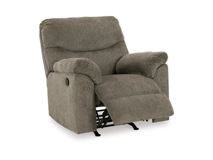Alphons Manual Rocker Recliner - Putty