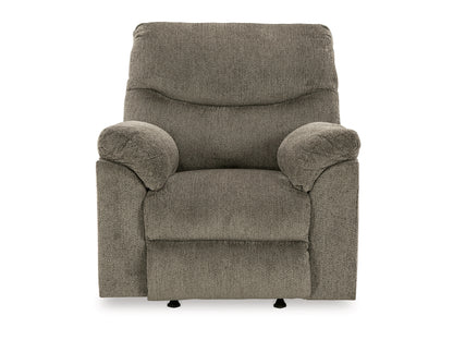 Alphons Manual Rocker Recliner - Putty