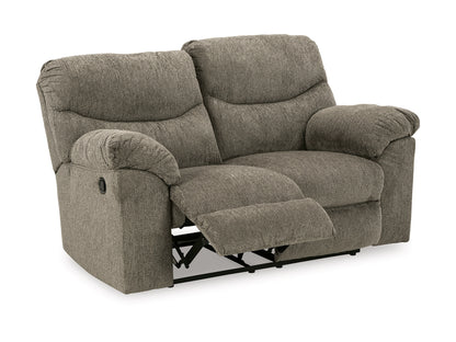 Alphons Manual Reclining Loveseat - Putty