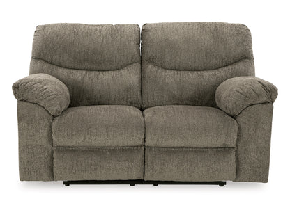 Alphons Manual Reclining Loveseat - Putty