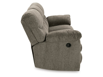 Alphons Manual Reclining Sofa - Putty
