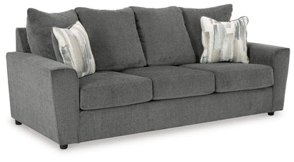 Stairatt 2-Piece Sofa and Loveseat - Gravel