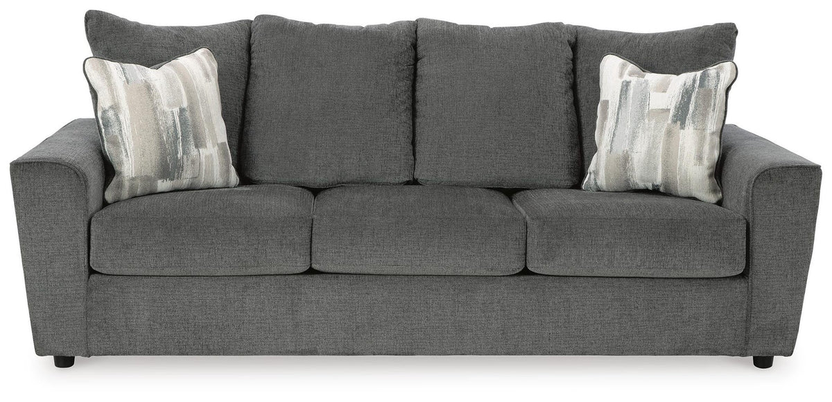 Stairatt 2-Piece Sofa and Loveseat - Gravel