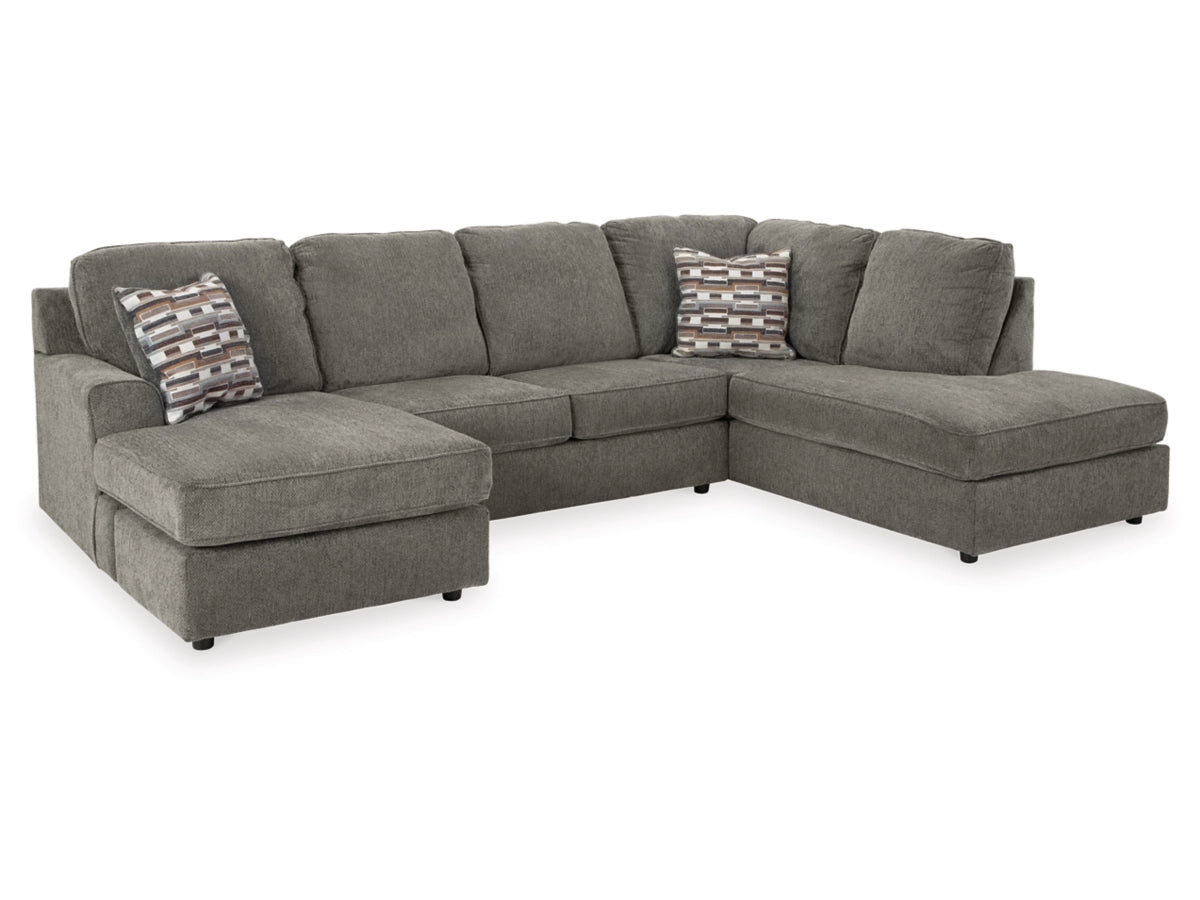 O'Phannon 2-Piece Sectional with Chaise - Putty