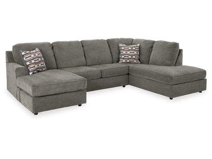 O'Phannon 2-Piece Sectional with Chaise - Putty