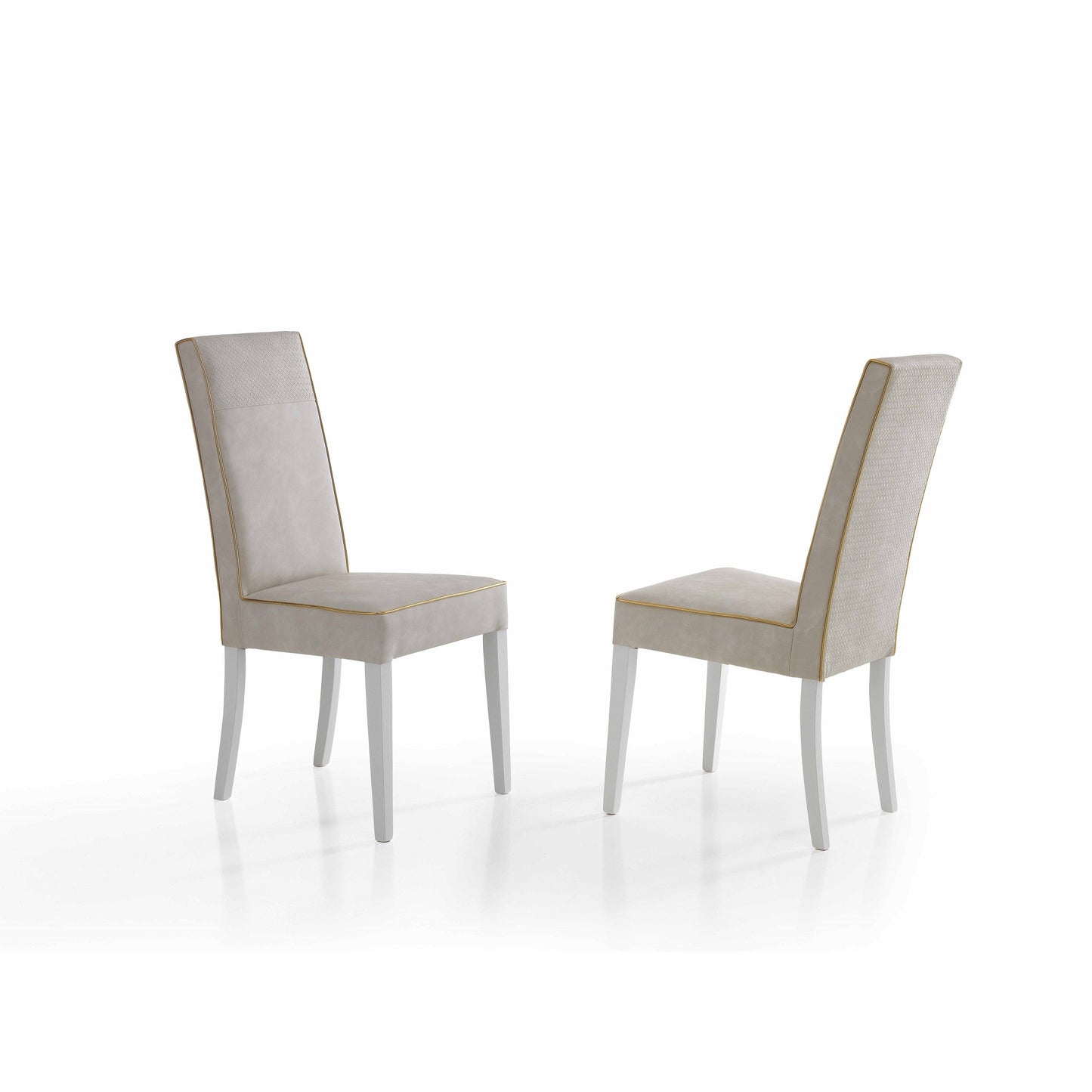 Vogue Dining Set (White and Gold)