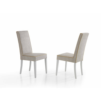 Vogue Dining Set (White and Gold)