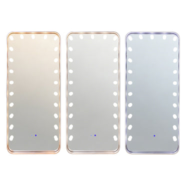 Hollywood 2 (Silver) Floor Mirror
