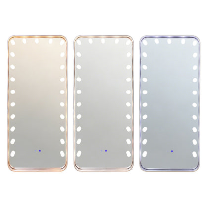Hollywood 2 (Silver) Floor Mirror