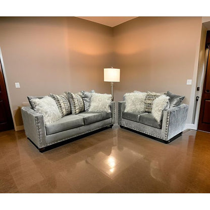 Silver S&L Living Room Set