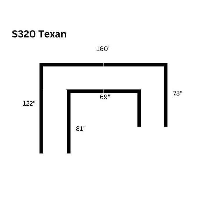 Texan (Blue) Sectional
