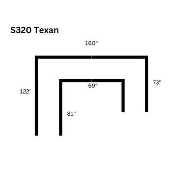 Texan (Blue) Sectional