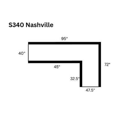 Nashville (Black) Sectional