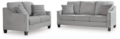 Adlai 2-Piece Sofa and Loveseat - Shadow