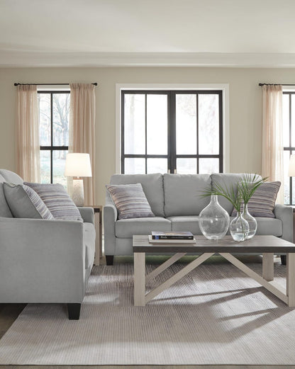 Adlai 2-Piece Sofa and Loveseat - Shadow