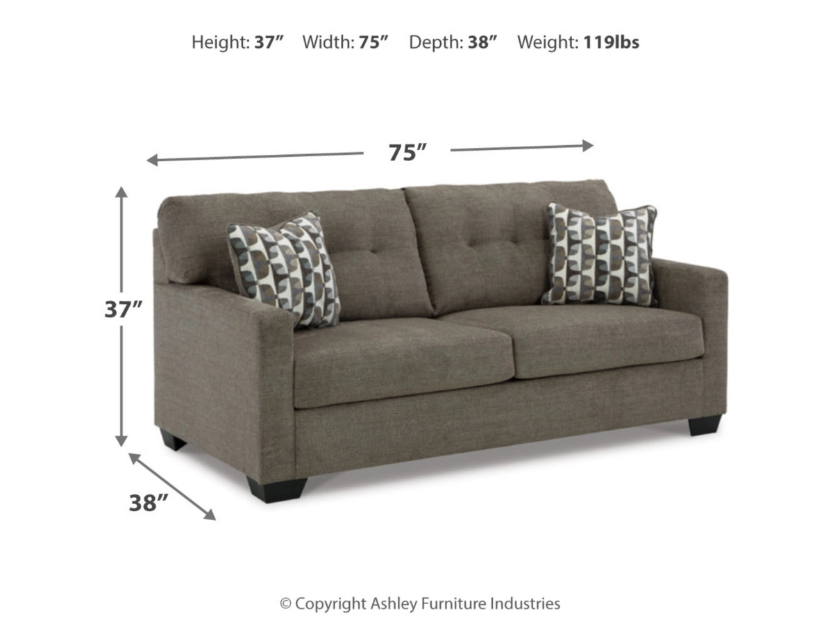 Belleville Sofa - Chocolate