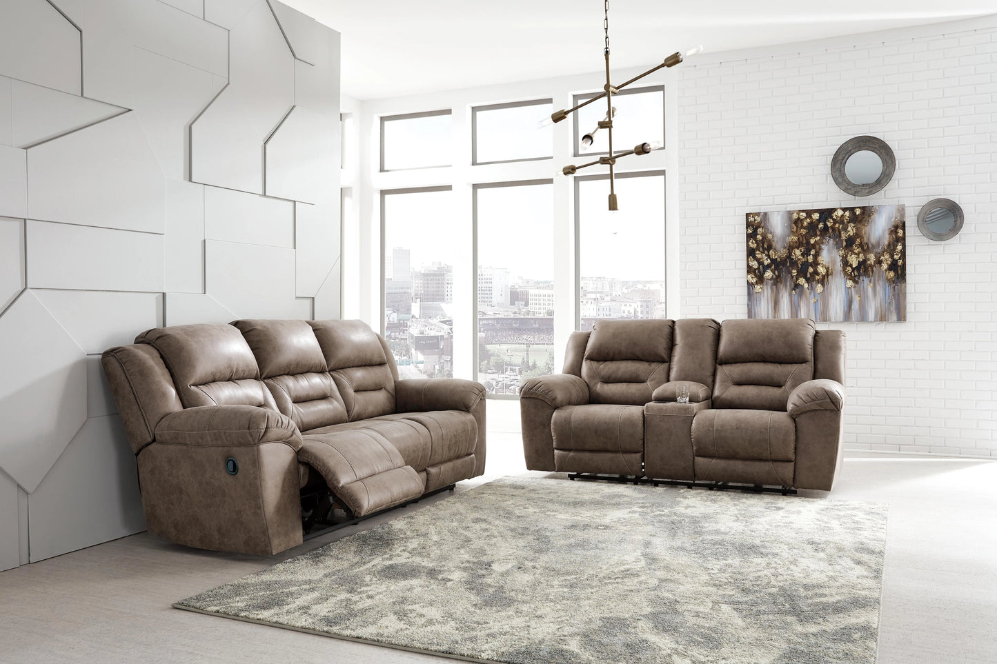Stoneland Manual Reclining Sofa