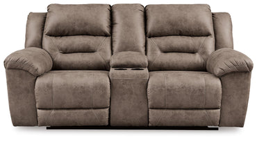 Stoneland Manual Reclining Loveseat with Console