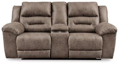 Stoneland Manual Reclining Loveseat with Console