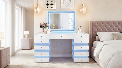 Lily (White) Vanity Set