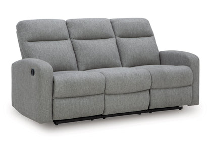 Moreau Place Reclining Sofa - Sterling