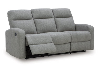 Moreau Place Reclining Sofa - Sterling