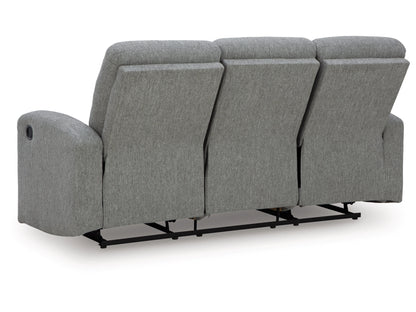 Moreau Place Reclining Sofa - Sterling