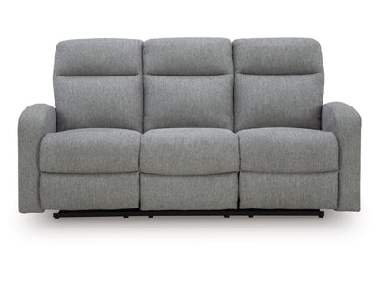 Moreau Place Reclining Sofa - Sterling