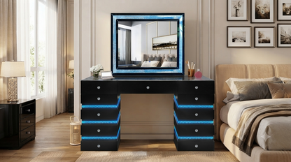 Lily (Black) Vanity Set