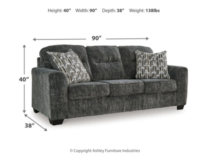 Lonoke Sofa - Gunmetal